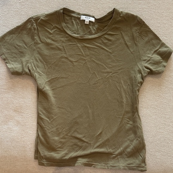 Agolde Olive Green Women's Top - Picture 1 of 2